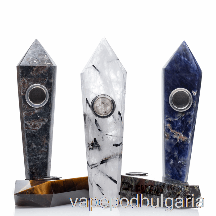 Vape 10000 Дръпки Astral Project Gemstone Pipes Amethyst